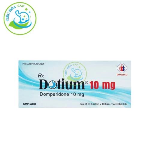 Dotium 10mg - Hộp 10 vỉ x 10 viên